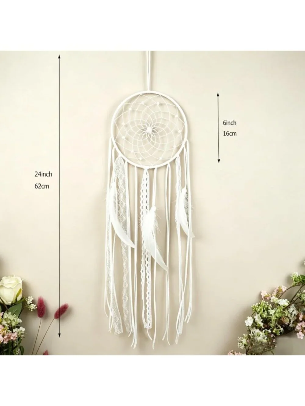 5 Pack Moon Phase Dreamcatcher Set | Boho Macrame Wall Decor for Home & Bedroom